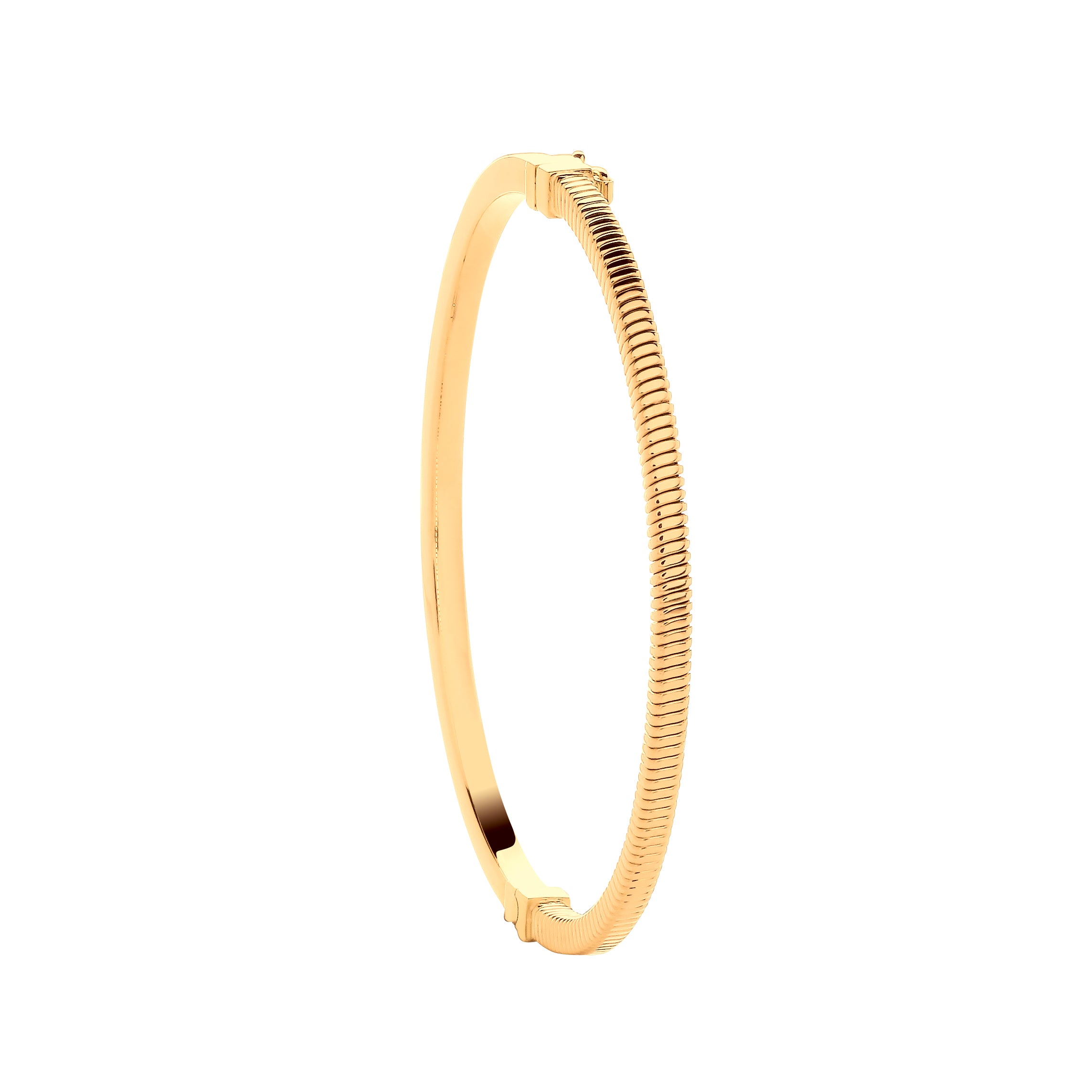 9ct Yellow Gold Snake Style Ladies Bangle