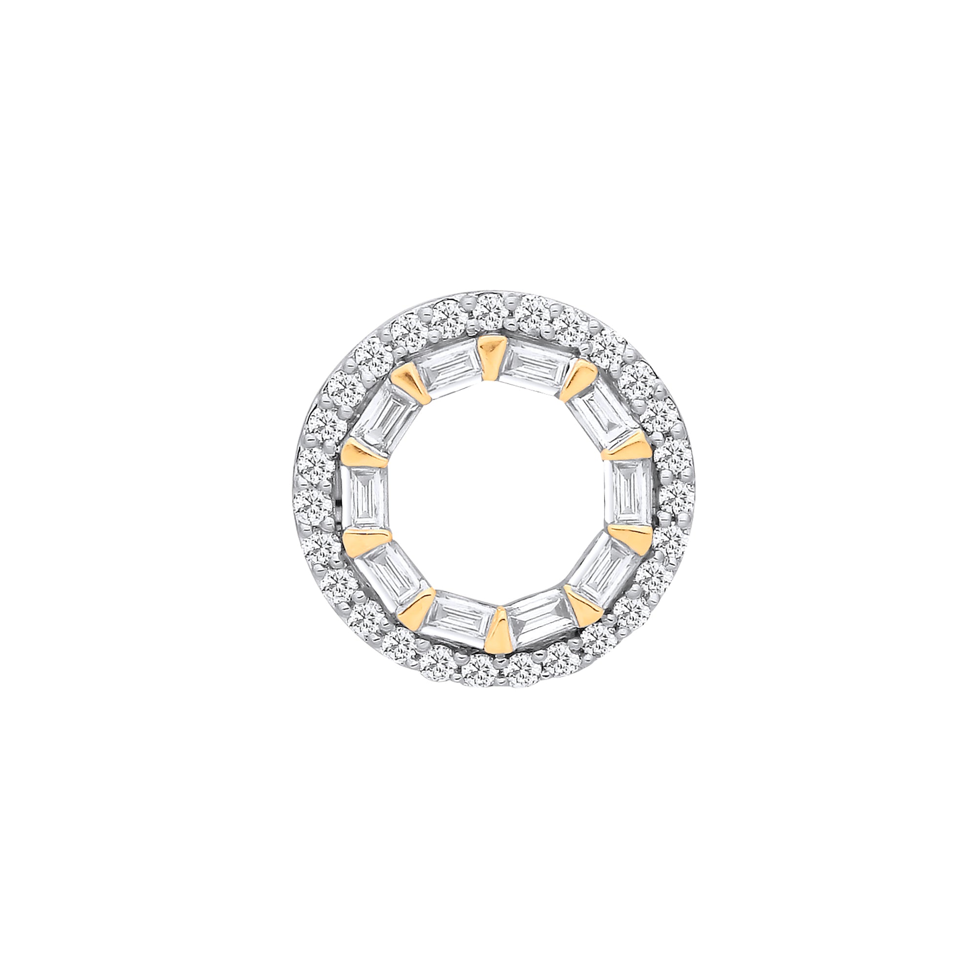 18ct Yellow Gold 0.35ct Diamond Pendant