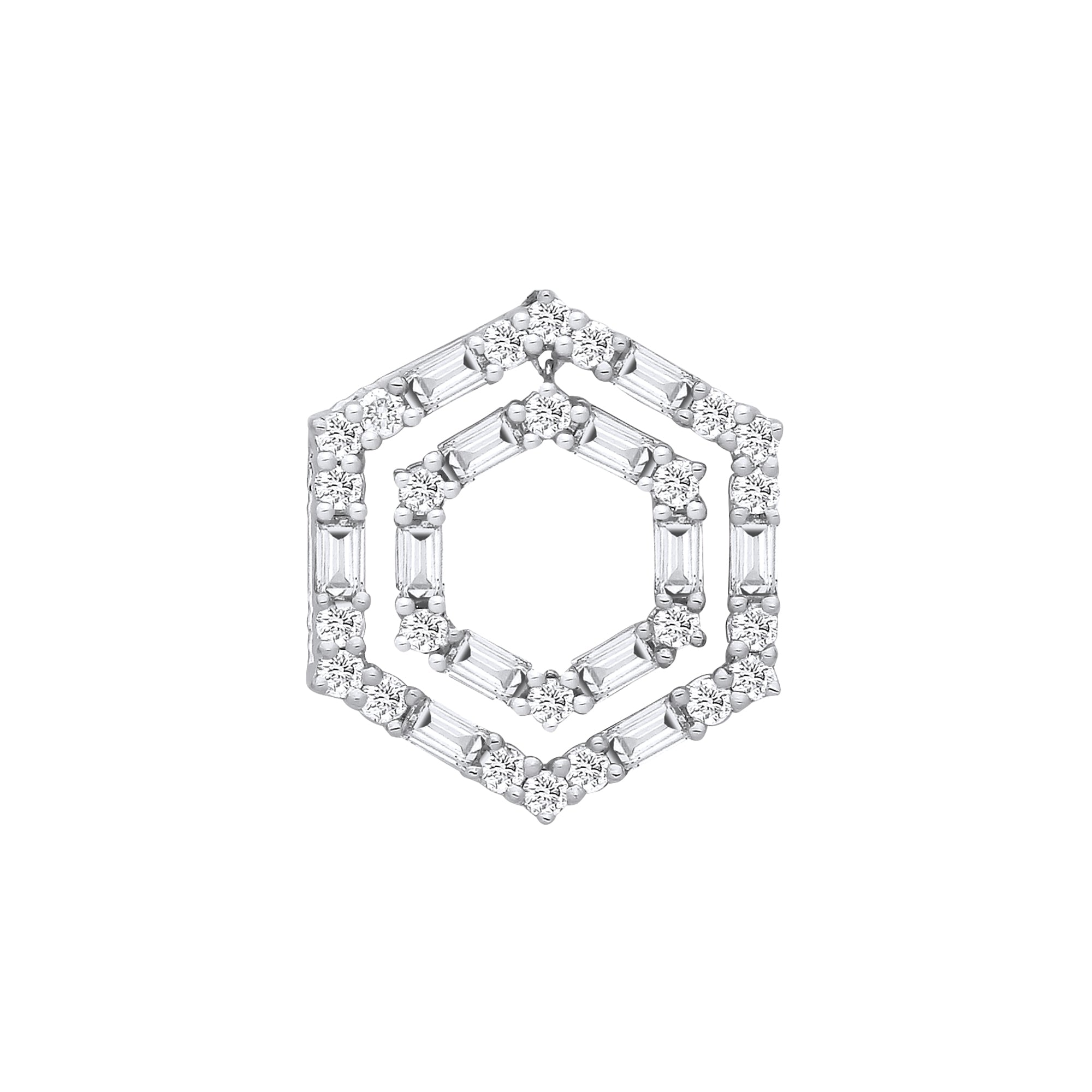 18ct White Gold 0.56ct Diamond Pendant