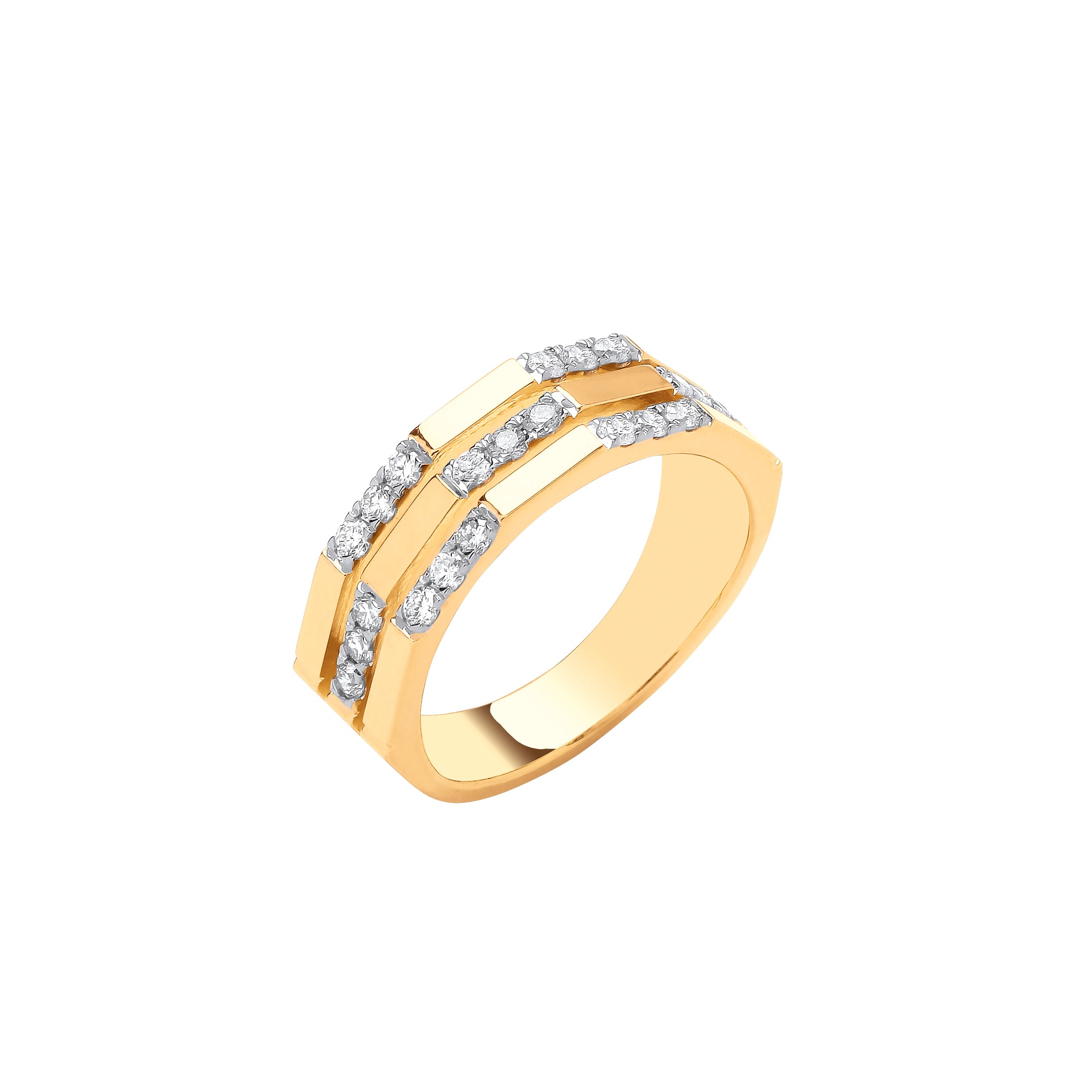 9ct Yellow Gold 0.33ct Diamond Ring