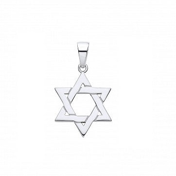 925 Sterling Silver Star of David Pendant