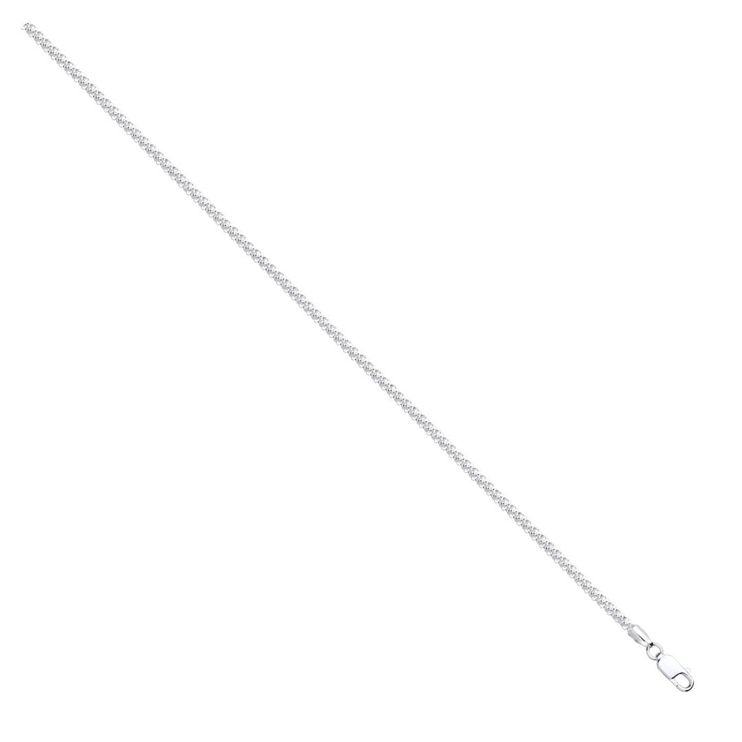925 Sterling Silver Propeller Link Chain
