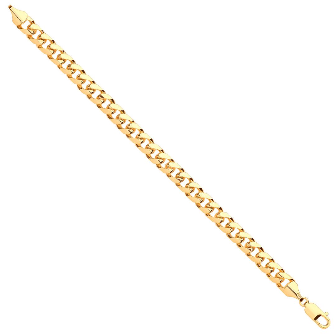 9ct Yellow Gold Miami Link 8.3mm Chain