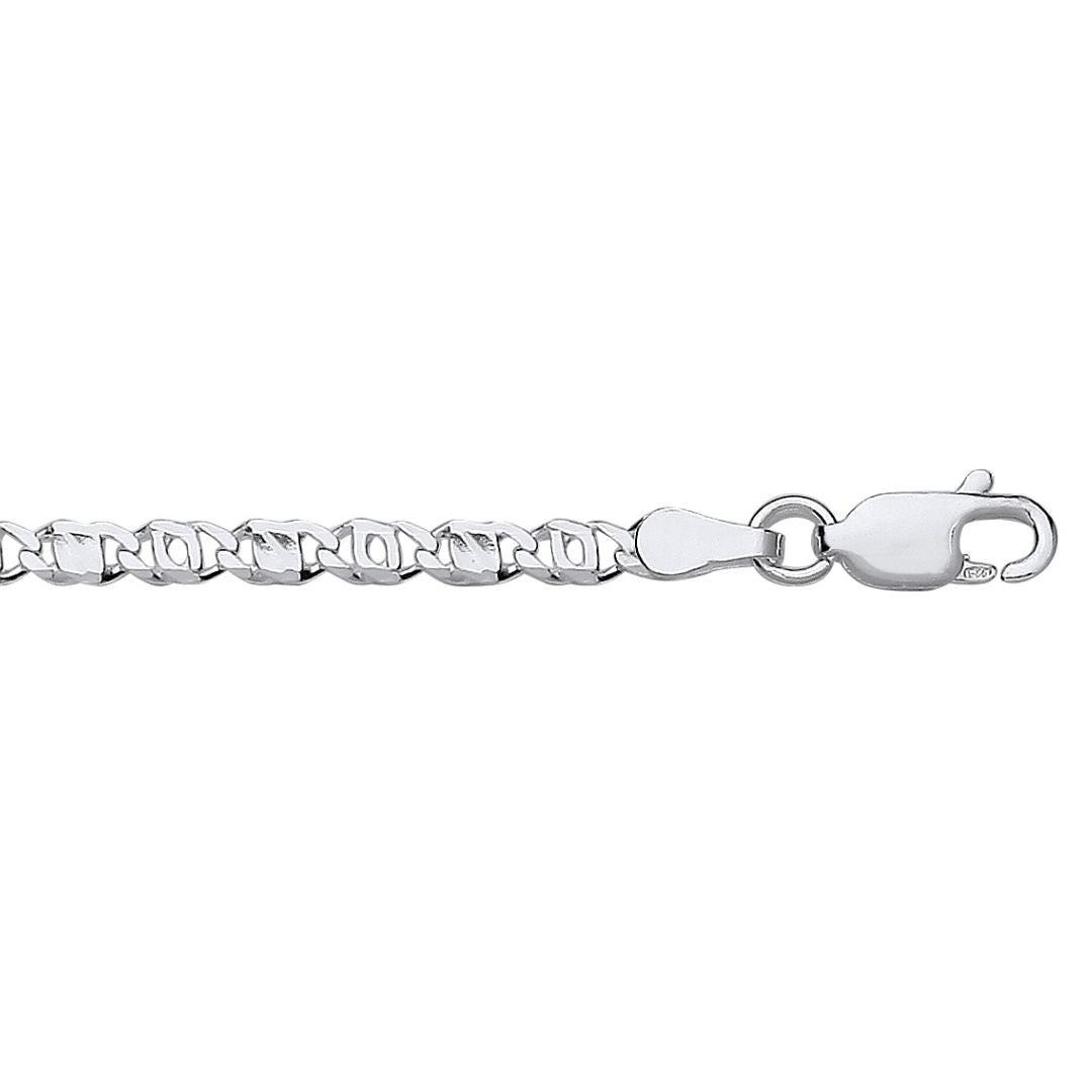 925 Sterling Silver Anchor 2.8mm Chain
