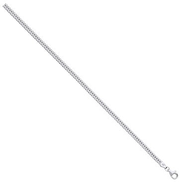 925 Sterling Silver Foxtail 3.9mm Chain/Bracelet