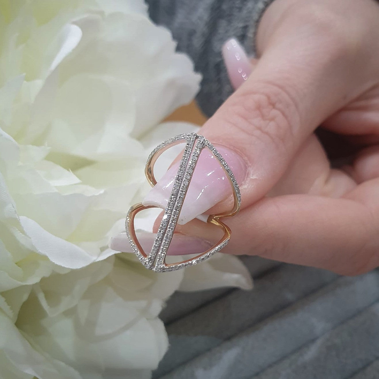 9ct Yellow Gold 0.20ct Diamond Dress Ring