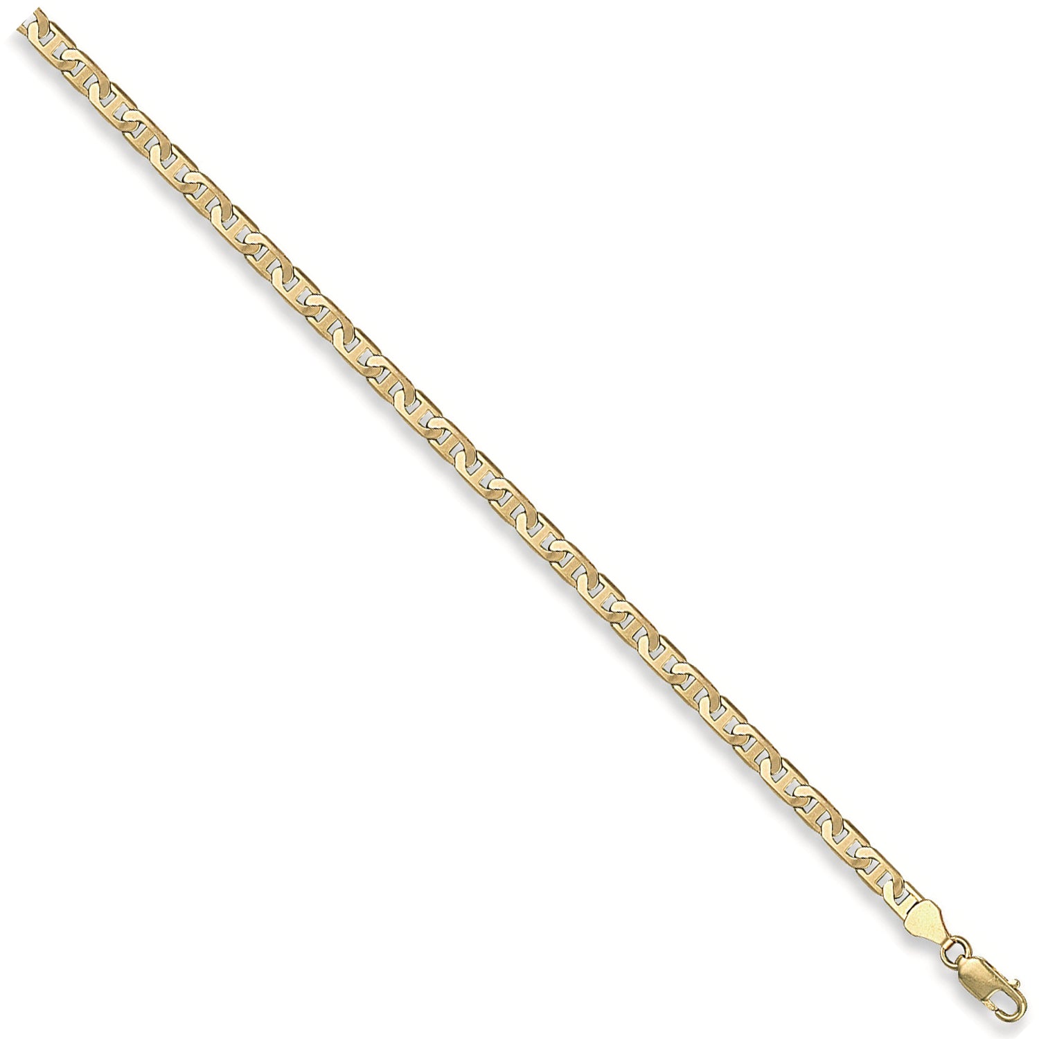 9ct Yellow Gold 4.4mm Flat Anchor Chain