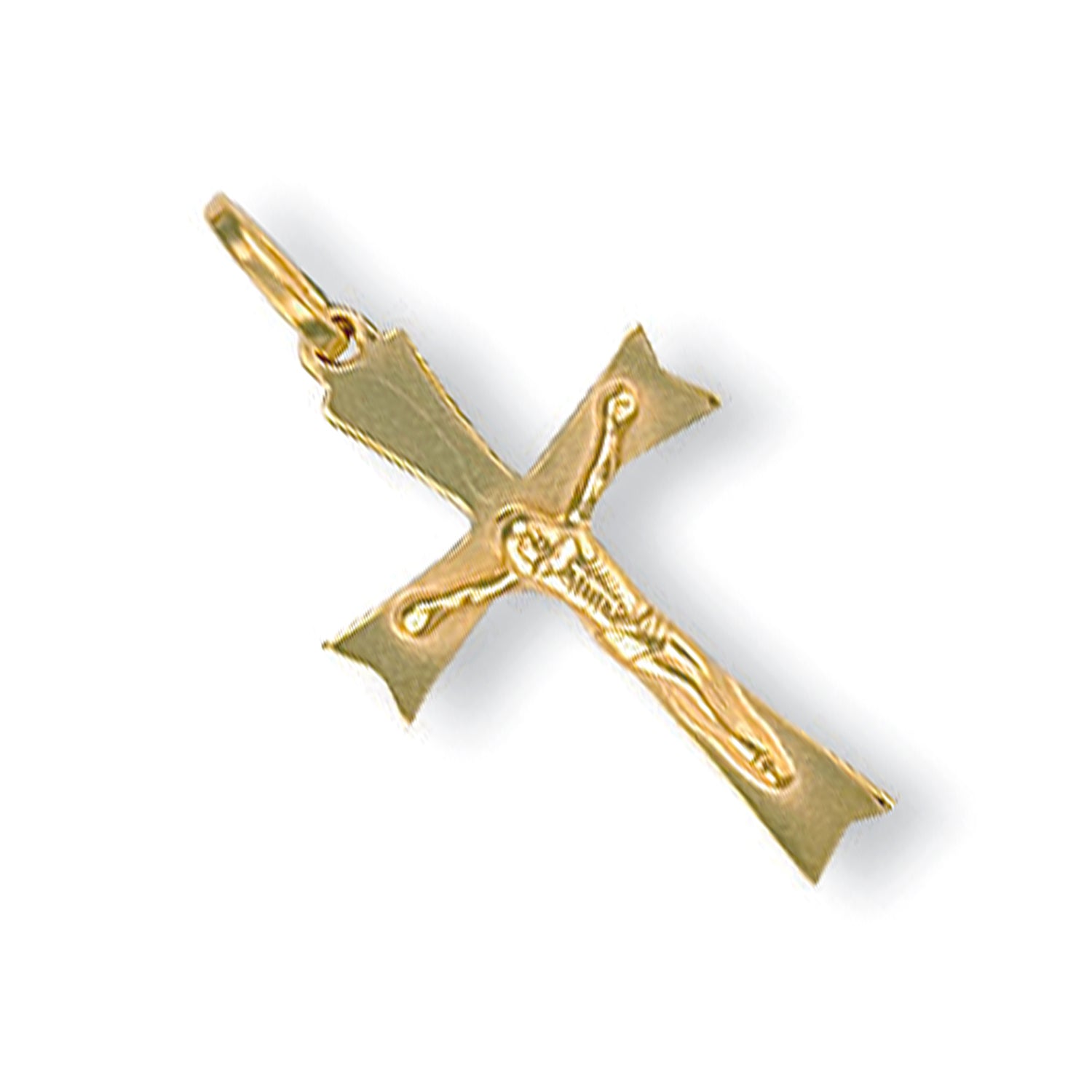 9ct Yellow Gold Crucifix
