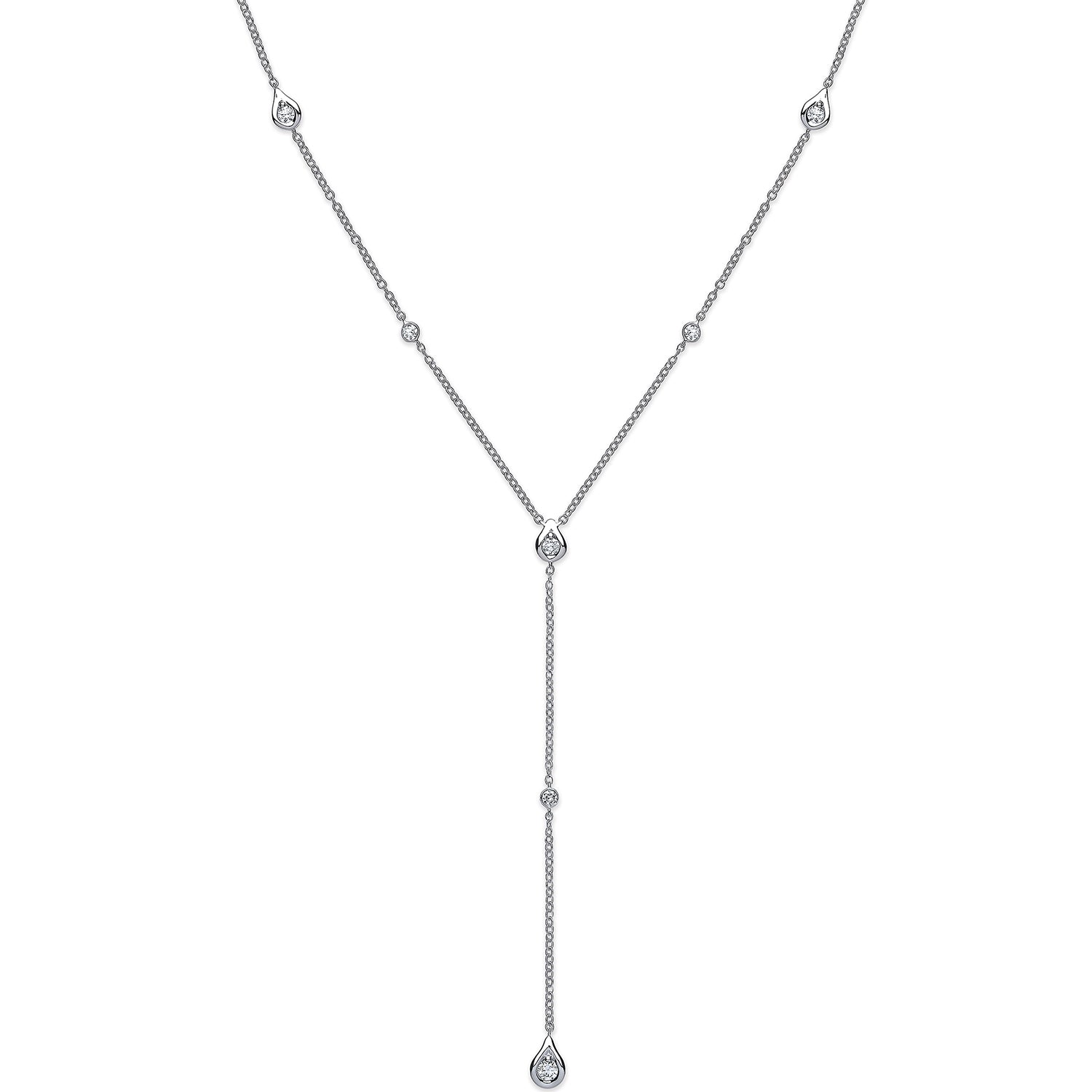 18ct White Gold 0.32ct Diamond Necklace