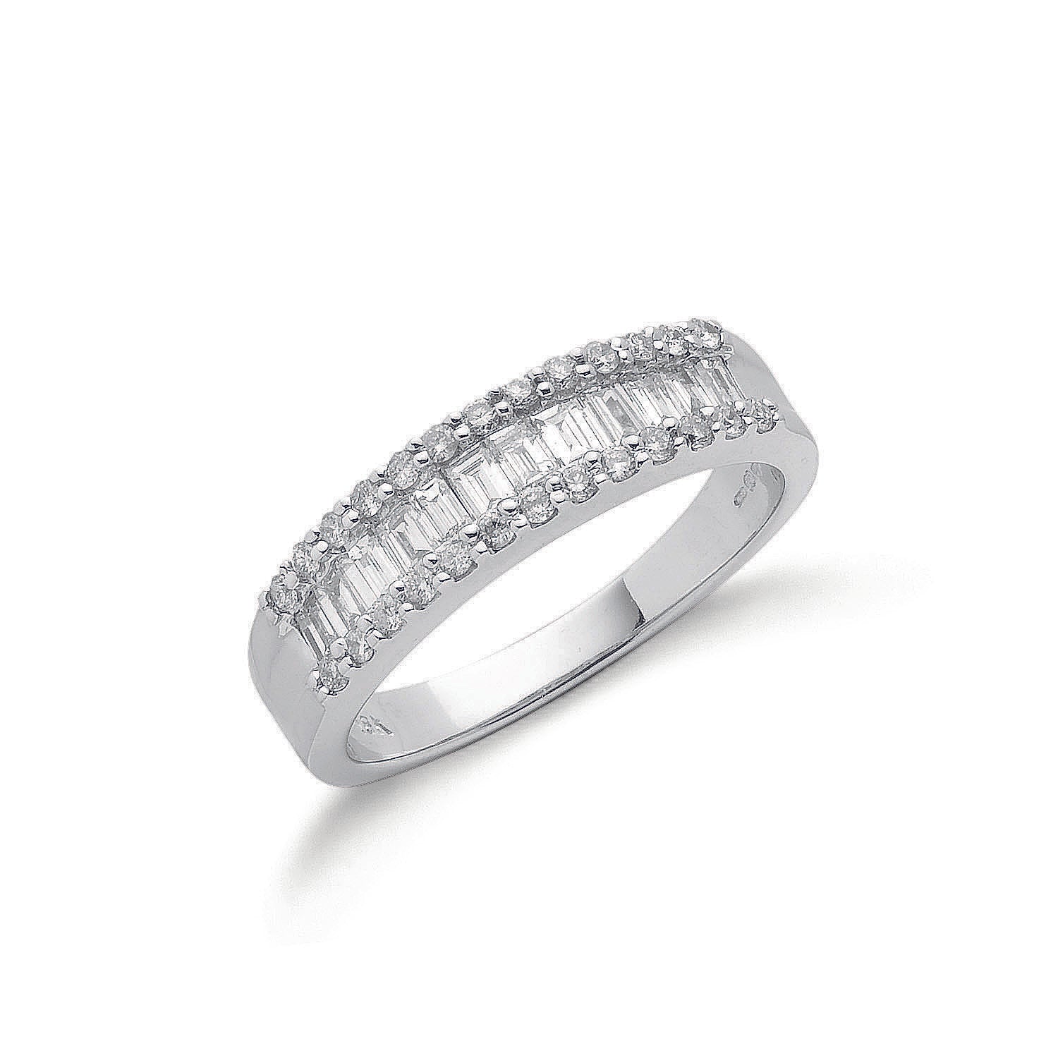18ct White Gold 0.55ct Diamond Ring
