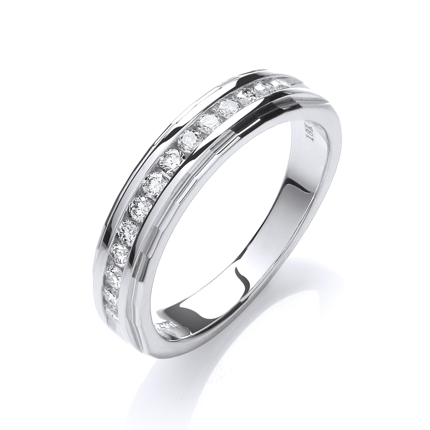 18ct White Gold 0.25ct Diamond Eternity Ring
