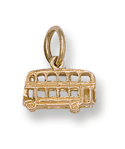 9ct Yellow Gold Bus Pendant