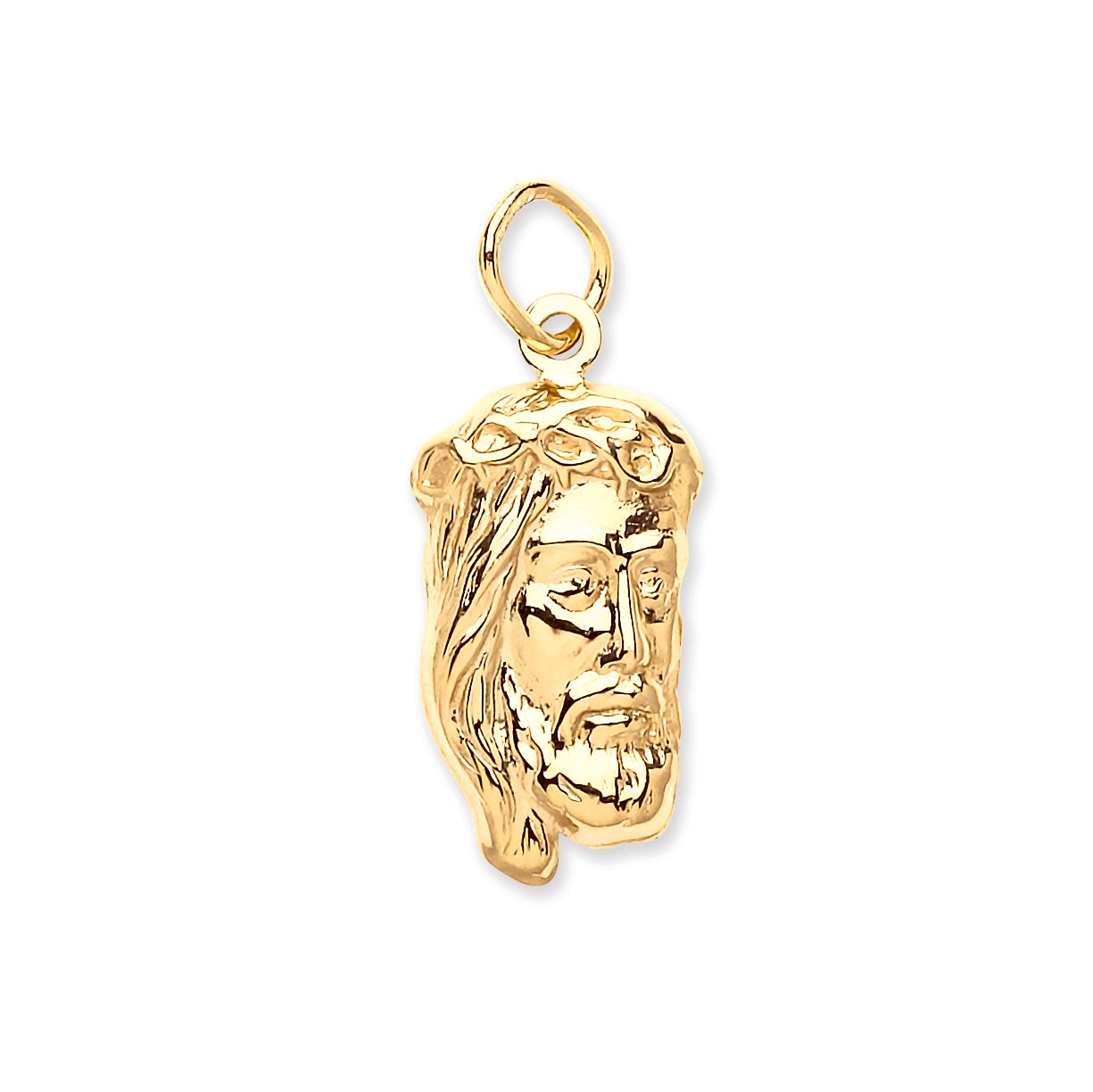 9ct Yellow Gold Small Jesus Pendant