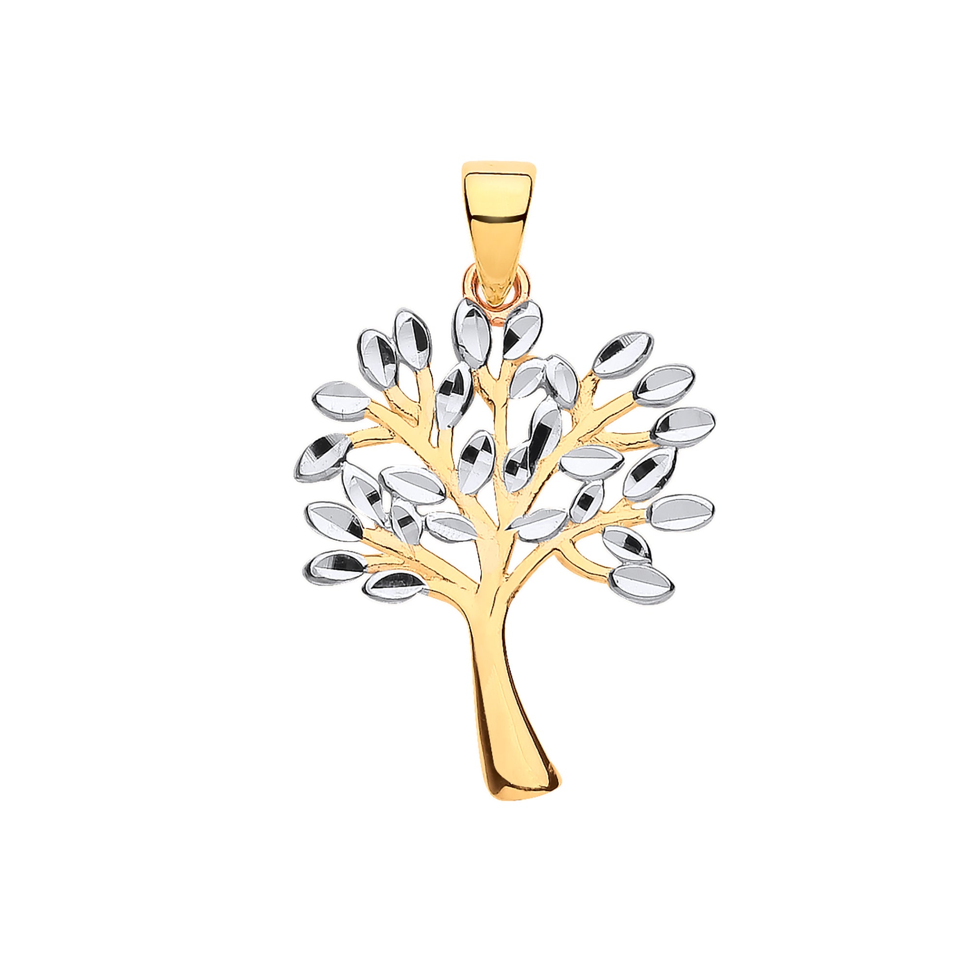 9ct Yellow Gold Hallmarked Gold Tree of Life Pendant