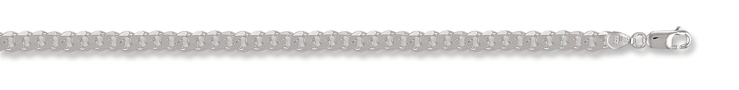 925 Sterling Silver Curb 5.4mm Chain / Bracelet