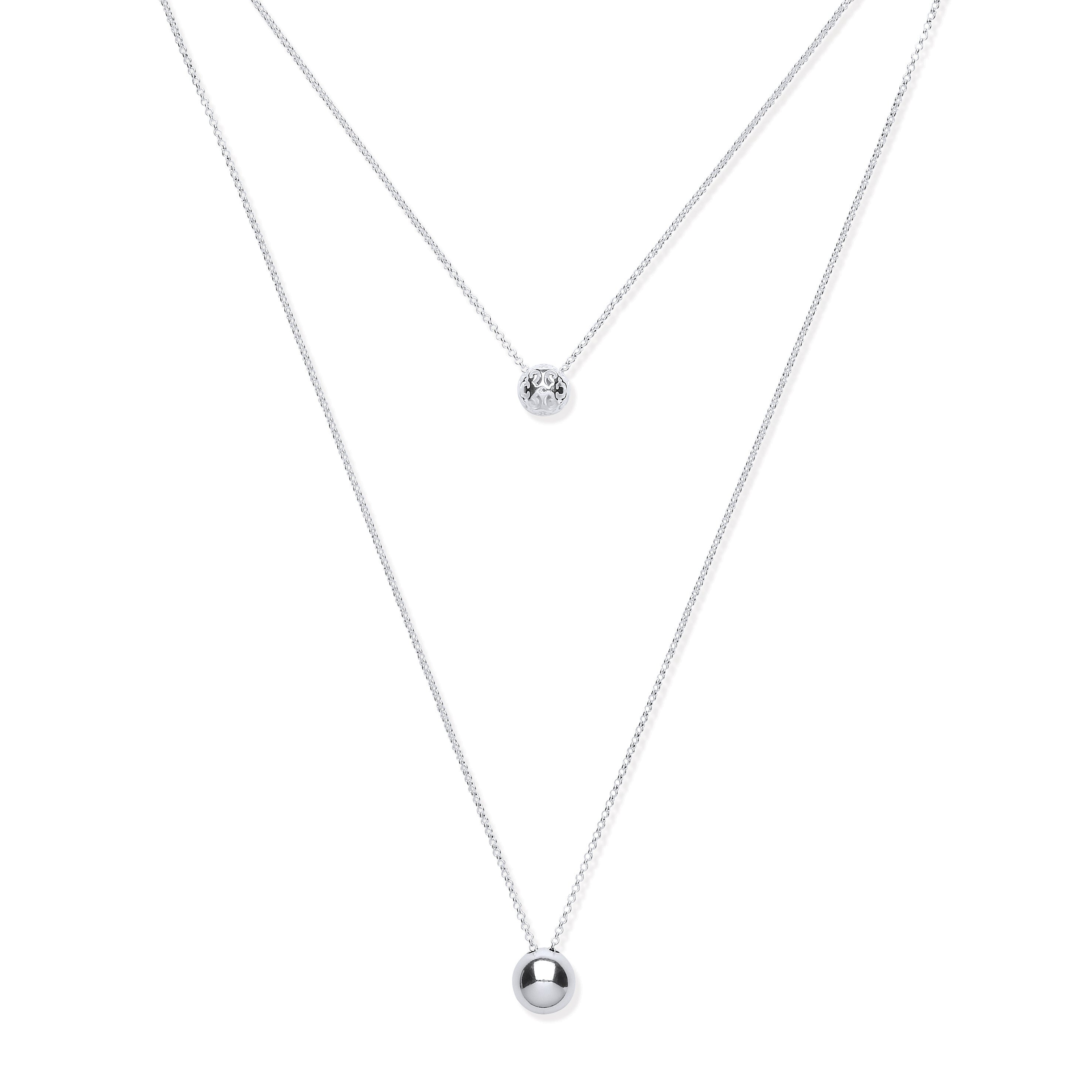 925 Sterling Silver Wrap-Around Adjustable 34" Necklace