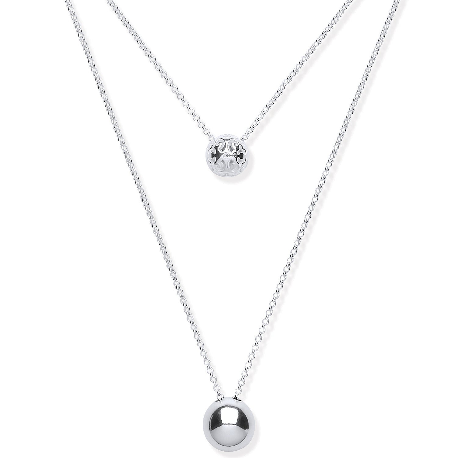 925 Sterling Silver Wrap-Around Adjustable 34" Necklace