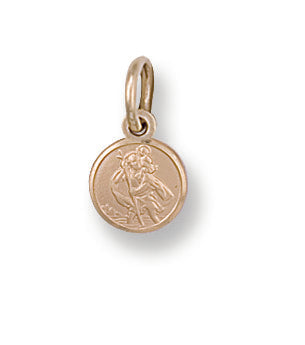 9ct Yellow Gold St Christopher Pendant