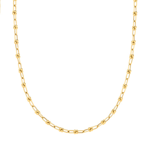 9ct Yellow Gold Chains 18" Necklace / Ladies Bracelet