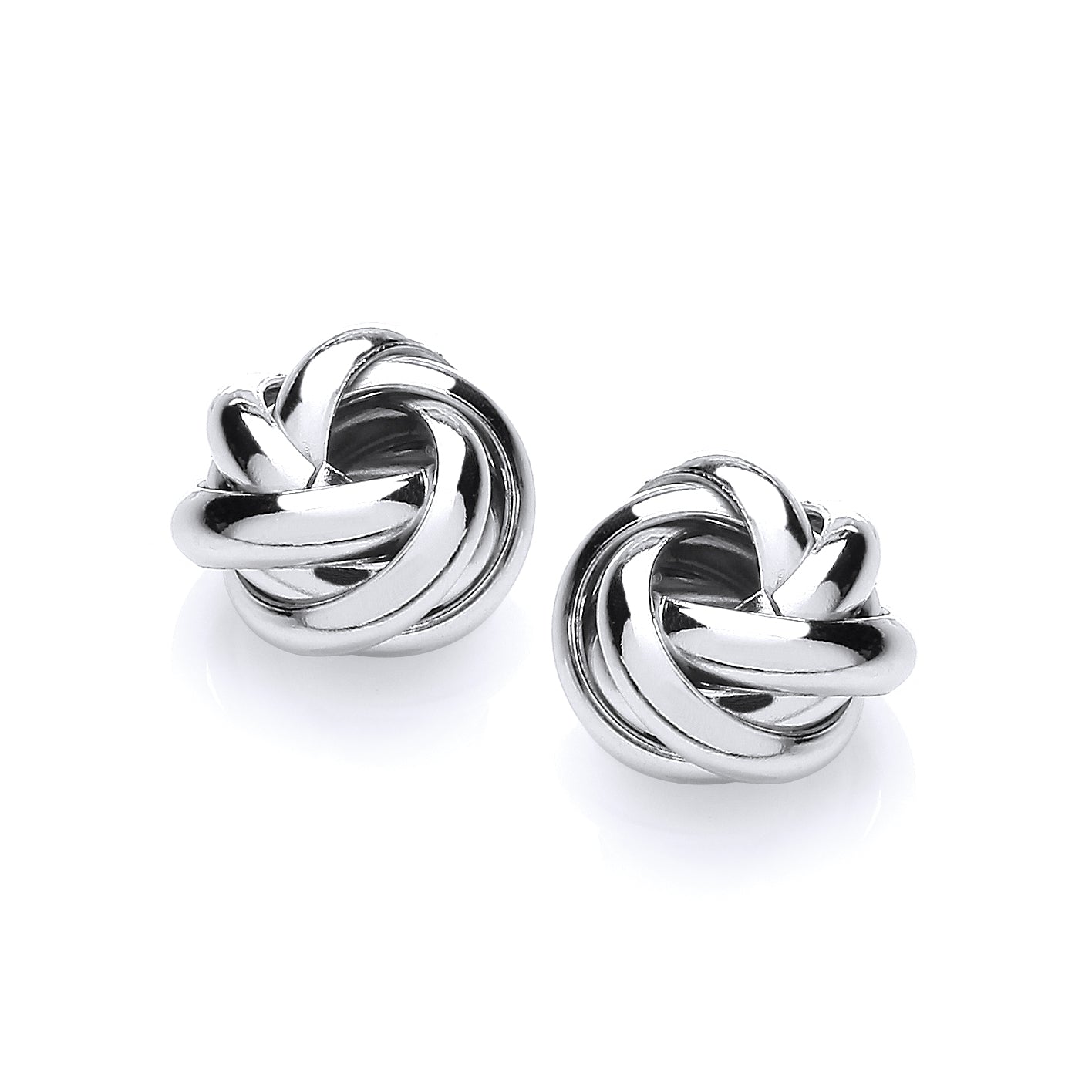 925 Sterling Silver Knot Studs
