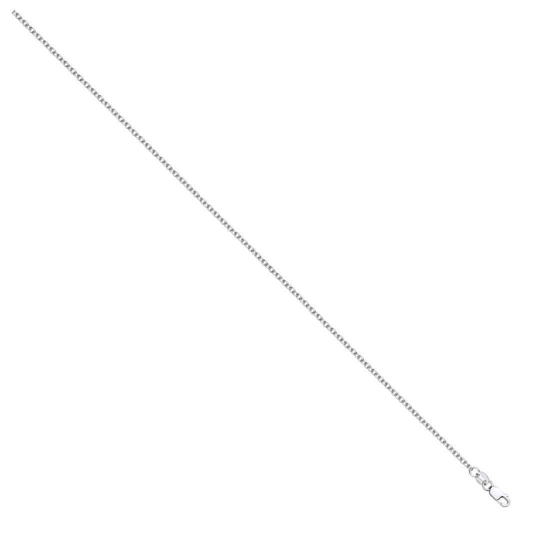 9ct White Gold 2.0mm Rolo Chain