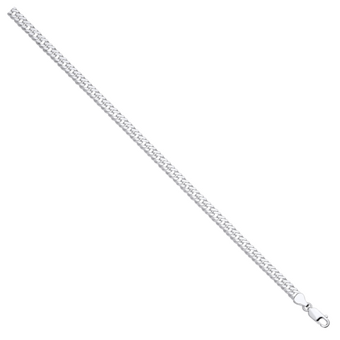 925 Sterling Silver Double Curb 5.5mm Chain