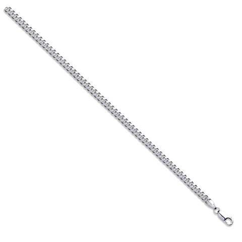 925 Sterling Silver 4.9mm Dome Cuban Link Chain / Bracelets