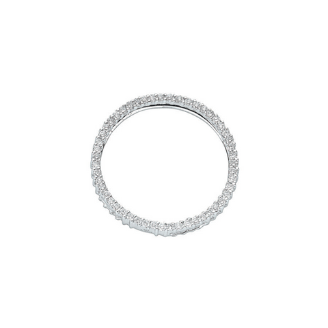 18ct White Gold 1.00ct Diamond Circle Pendant
