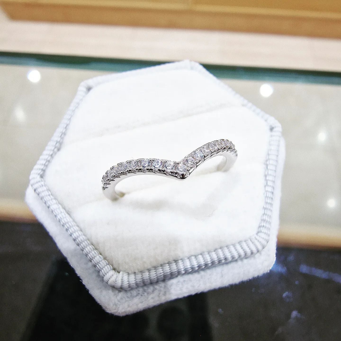925 Sterling Silver Cz Wishbone Ring – Claro Jewels