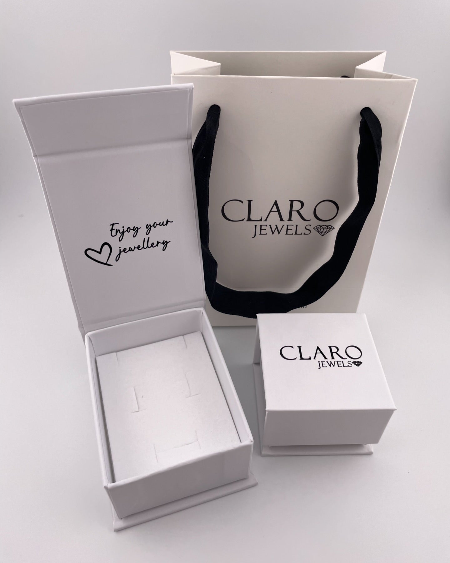 18ct White Gold 1.00ct Solitaire Lab Grown Diamond Earrings IGI Certified