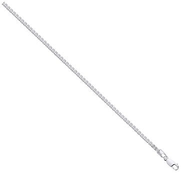 925 Sterling Silver 3mm Cage Chain / Bracelet
