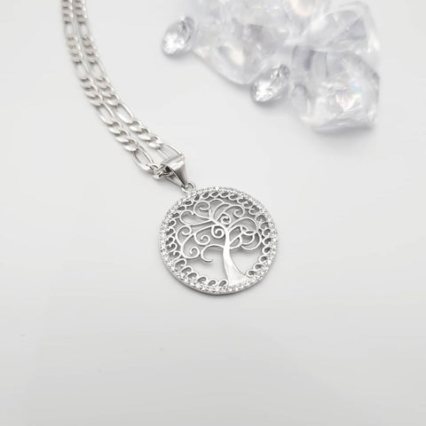925 Sterling Silver Tree of Life Pendant with Chain