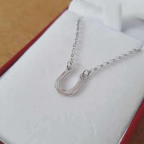 925 Sterling Silver Lucky Horseshoe Necklace / Bracelet