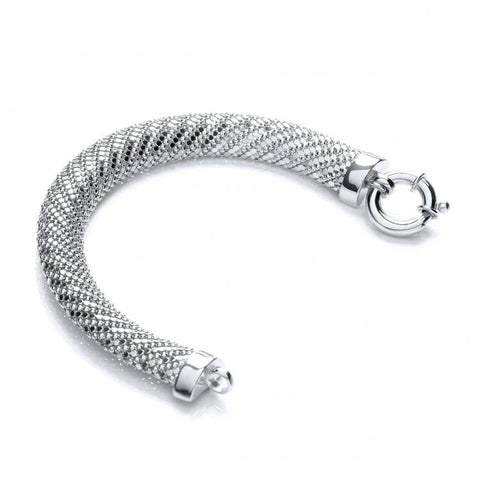 925 Sterling Silver Mesh Bracelet