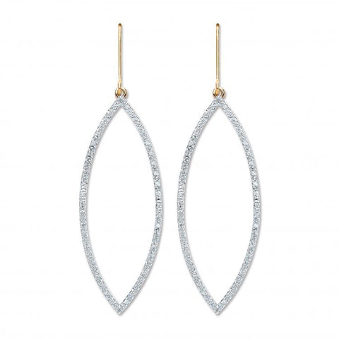 9ct Yellow Gold 0.30ct Diamond Drop Earrings