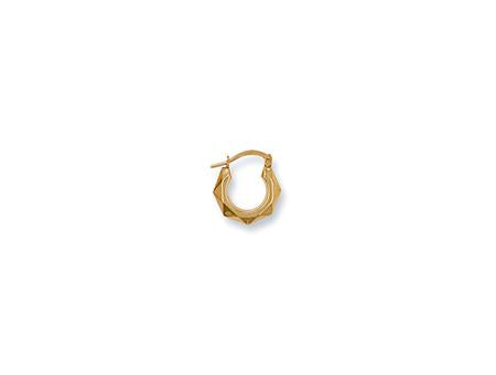 9ct Yellow 16.5mm Gold Fancy Creoles