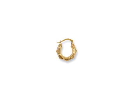9ct Yellow Gold 18mm Fancy Creoles