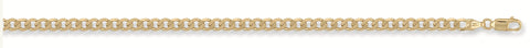 9ct Yellow Gold Hallmarked 4.6mm Curb Chain