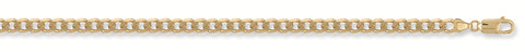 9ct Yellow Gold Hallmarked 5.4mm Curb Chain