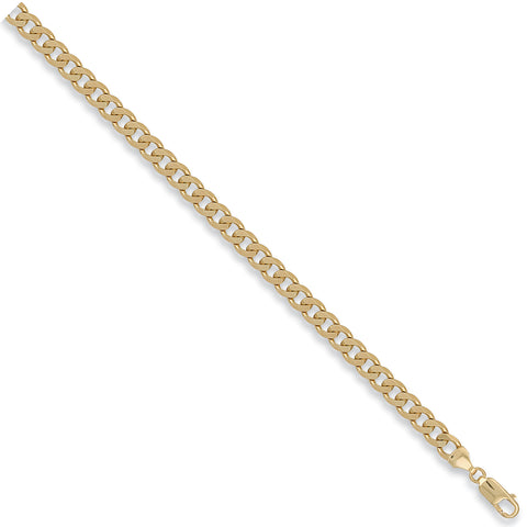 9ct Yellow Gold 6.2mm Curb Chain