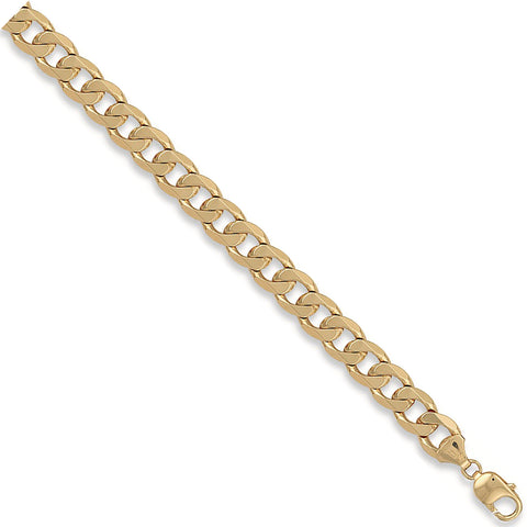 9ct Yellow Gold 10.8mm Curb Chain