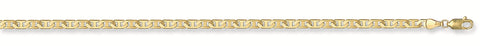 9ct Yellow Gold 3.7mm Flat Anchor Chain