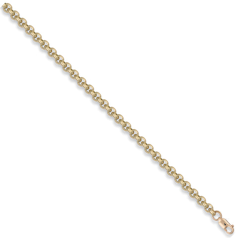 9ct Yellow Gold 6.2mm Round Belcher Chain