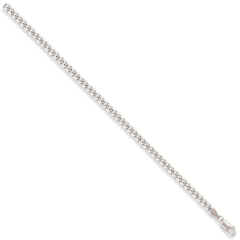 9ct White Gold 4.7mm Curb Chain