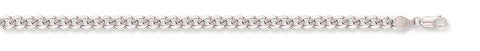 9ct White Gold 3mm Curb Chain