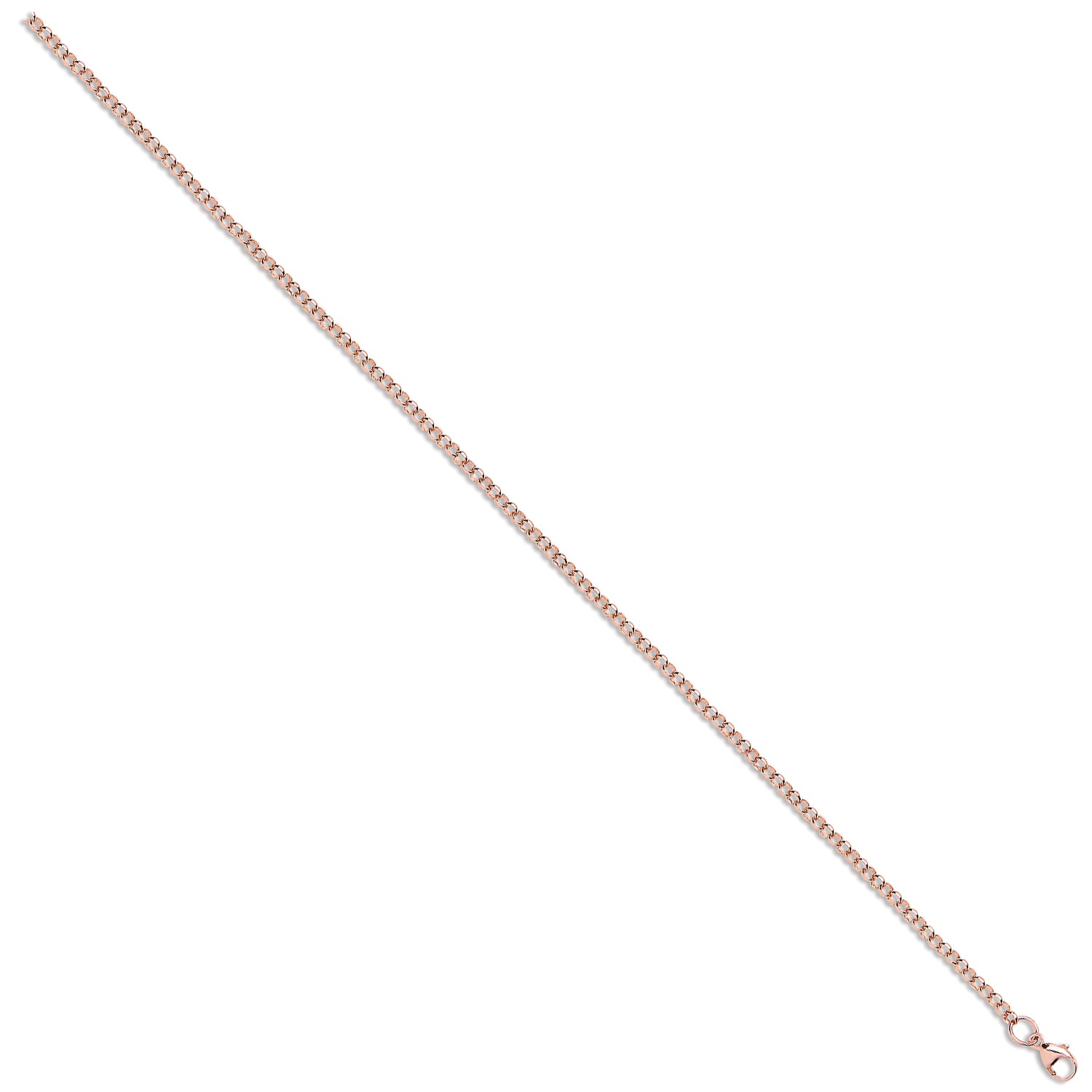 9ct Rose Gold 2.7mm Belcher Chain