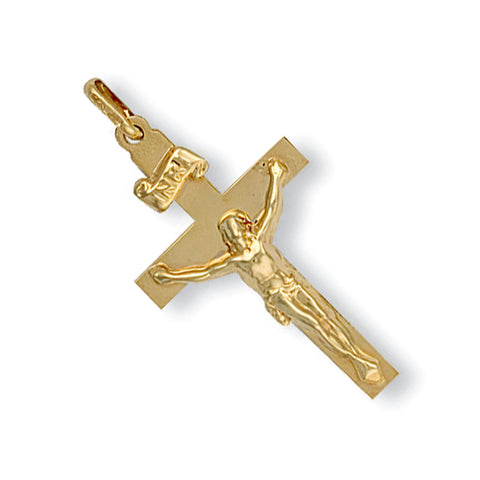9ct Yellow Gold Crucifix