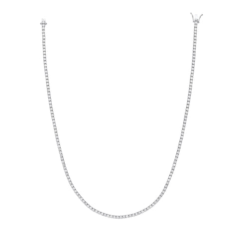 18ct White Gold 10.00ct 17 Inch Necklace