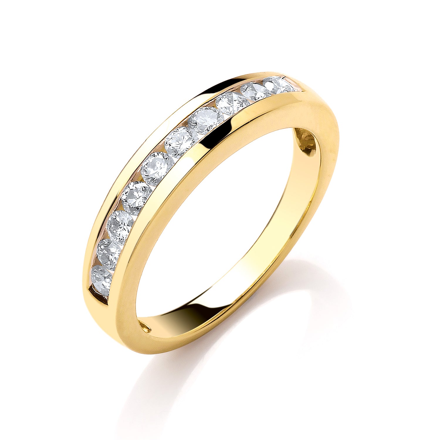 18ct Yellow Gold 0.50ct Diamond Eternity Ring