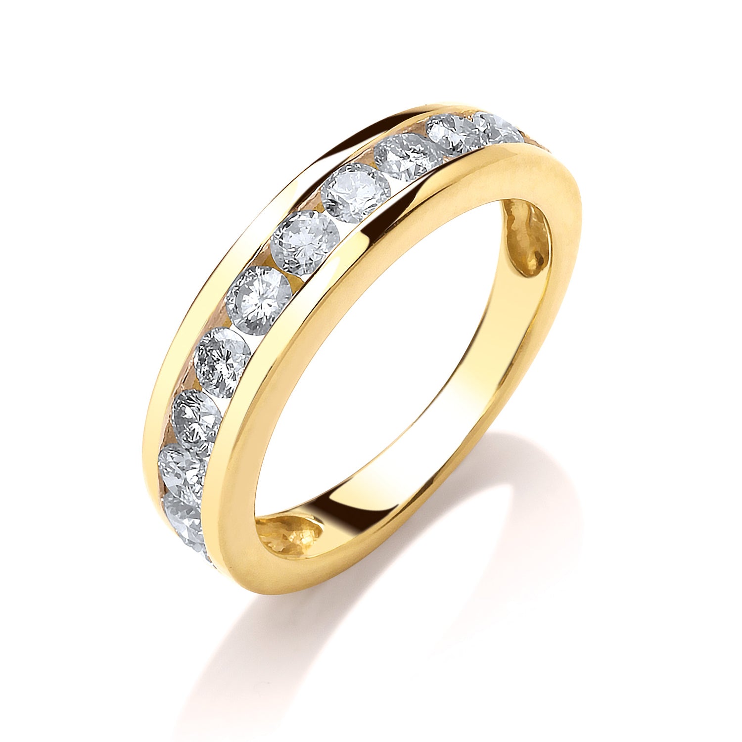 18ct Yellow Gold 0.75ct Diamond Eternity Ring